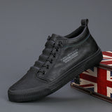 Men's Fashionable and Versatile Casual Leather Shoes