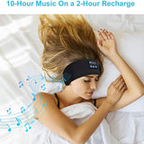 Wireless Bluetooth Sleeping Headband, Thin Soft Elastic Music Earphones, Eye Masks for Side Sleepers or Sporties