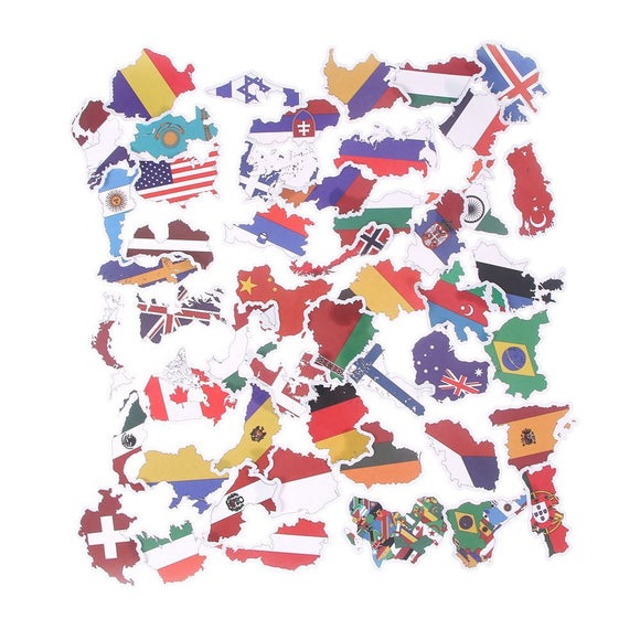 Nation-theme PVC Graffiti Sticker