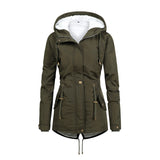 Commuter Cotton Zipper Coat with Fur Collar, Print Loose Temperament Women's Jacket