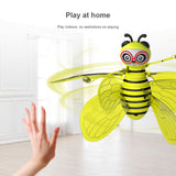 Mini Flying Ball Bee Toys - RC Infrared Induction Helicopter with Shinning Gesture, Hover Flying Vehicle