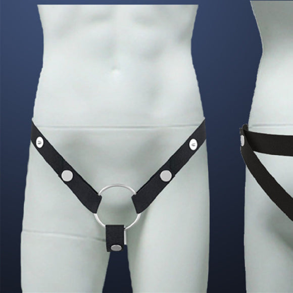 Three-way Auxiliary Belt, Male Chastity Tool