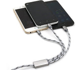 Three-in-one USB Data Cable, Short Type-C Mobile Phone Universal Charger