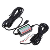 Car Dash Cam Wire, DVR Video Recorder Hardwire Cable Kit, 12V-23V to 5V Mini Micro USB Charger Line, Auto Power Supply Box