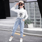 Children's Korean Middle-waist Jeans