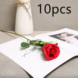 Artificial Red Rose, Living Room Home Decoration, Flowers Bouquet