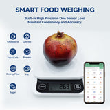 Smart Kitchen Device, Food Calories, Cook Bake Digital Scale with Nutrition Calculator App