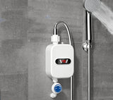 Electric Water Heater, Mini Small Thermostatic Shower Set