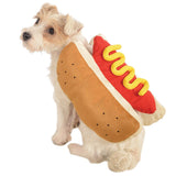 Funny Halloween Costumes for Puppies, Pet Clothing, Hot Dog Design Dog Clothes - Pet Apparels Dressing-up Cat Party Costume Suit