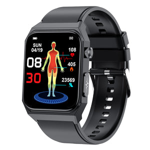 Non-invasive E530 Blood Glucose, ECG, BP, Blood Oxygen, Heart Rate Monitoring, Smartwatch