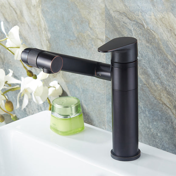 Wash Basin Faucet, Above Counter Rotatable Single Hole Nozzle