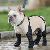 Waterproof Dog Shoes, Adjustable Dog Boots, Pet Breathable Shoes for Outdoor Walking, Soft French Pets Paws Protector