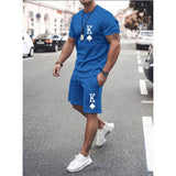 Men's Loose Solid Color Casual Trendy Suit