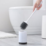 Non-stick Hair, Soft Plastic Brush Head for Toilet