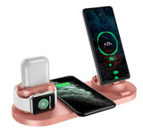 Wireless Charger for IPhone, Fast Charger for Phone or Watch, 6 in 1 Charging Dock Station