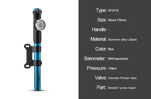 High-pressure Bicycle Pump