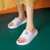 Cute Bear Slippers, Indoor Non-slip Thick Soles, Bedroom Bathroom Floor Slippers for Women and Men