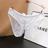 Ladies' Low Waist Lace Transparent Crotch-free Panties (Pack of 2)