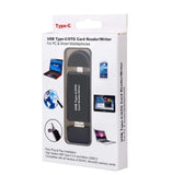 Type-c, TF Camera SD 3.0 Card Reader