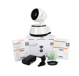 Wireless Surveillance Camera with Card Reader, 1 Million Pixels Wide-angle Panorama, Wifi Home Phone Connectivity Device