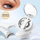 Magnetic False Eyelashes, Integrated Storage Box, Glue-free Magnet False Eyelash, Natural Makeup Tools with Applicater