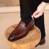 Outdoor Leisure, Leather Shoes for Men