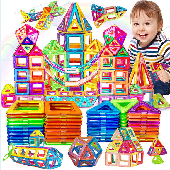 Magnetic Building Blocks, DIY Magnets Toys for Kids, Designer Construction Gifts Set