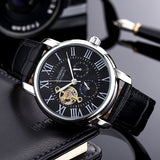 Junming Roman Characters, Men's Automatic Mechanical Waterproof Watch