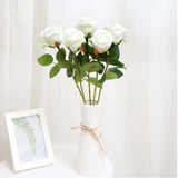 Artificial Red Rose, Living Room Home Decoration, Flowers Bouquet