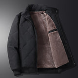 Men's Autumn and Winter Fleece Lined Coat