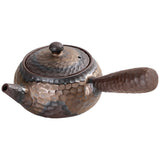 Handmade Rough Pottery Teapot with Hand Bubble