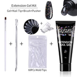 Nail Extension Gel Kit, Absorbs UV Rays