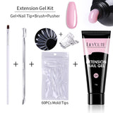 Nail Extension Gel Kit, Absorbs UV Rays