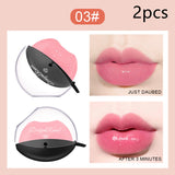 Lazy Lips Pearlescent Glitter Lipstick, Fade-proof, Warm, and Moisturizing Lipstick