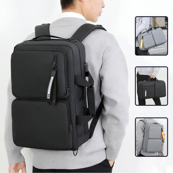 Multifunctional Backpack, Large Capacity Business Laptop Bag, Leisure Travel Commuter Schoolbag, Portable Shoulder Bag