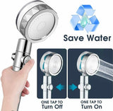 Modern Minimalist Supercharged Small Waist Fan Shower Nozzle