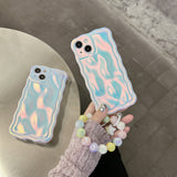 Laser Wave Edge Silicone Phone Case