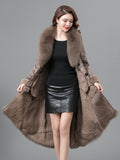 Real Fur One Woman Thickened Coat