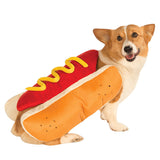 Funny Halloween Costumes for Puppies, Pet Clothing, Hot Dog Design Dog Clothes - Pet Apparels Dressing-up Cat Party Costume Suit