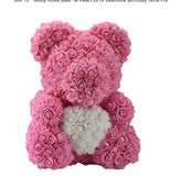 Rose Bear Eternal Creative Ornaments, Valentine's Day, Birthday, Teacher's Day Gift Idea