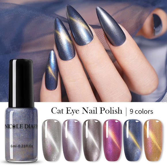 Magnetic Effect Cat Eye Nail Polish