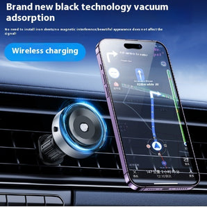 Intelligent Mobile Phone Holder, Double-sided Car Mount Magnetic Universal Vacuum Adsorption Bracket