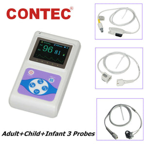 Infant Pediatric Adult Pulse Oximeter, SPO2 PC Software CE FDA, Heart Rate Monitor