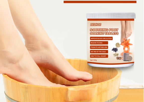 Soothing Foot Massage, Effervescent Tablet to Dispel Cold