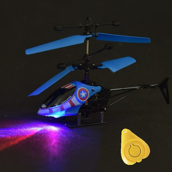 Night Market Luminous Induction Helicopter RC Toy