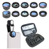 Mobile Phone Fisheye Lens with External Camera, HD Glass Micro Lens