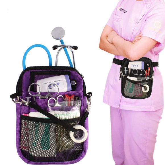 Kit Medical Staff Equipment Waist Bag, Medical Supplies Storage Bag, Nurse Equipment Bag, Electrician Pouch