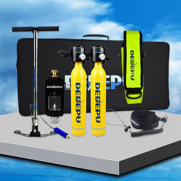Scuba Respirator, Portable 05L Oxygen Cylinder, Water Sports Snorkeling Set