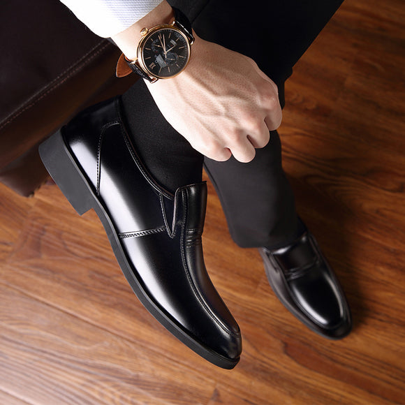 Business Formal Wear, Soft Bottom Non-slip, Men's Leather Shoes