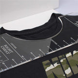 T-shirt Collar Measuring Ruler, Clothes Collar Plastic Measuring Tool